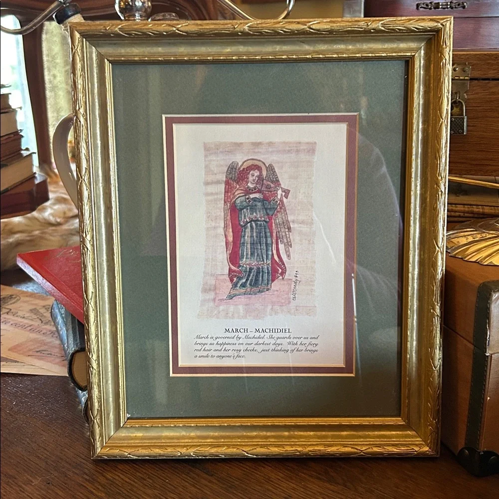 Framed Art Print of Archangel Machidiel - Picture 1 of 6